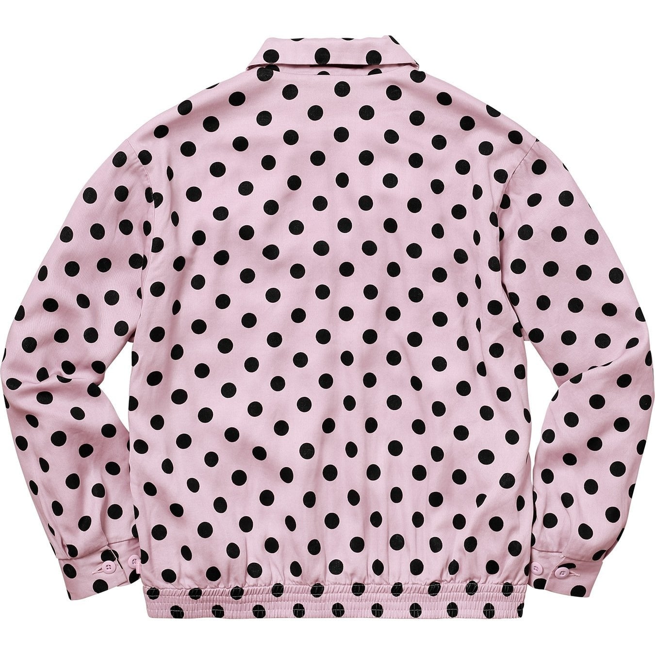 Polka Dots Rayon Work Jacket view 13